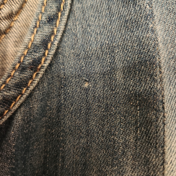 MANGO denim mini-dress US M - Picture 3 of 4